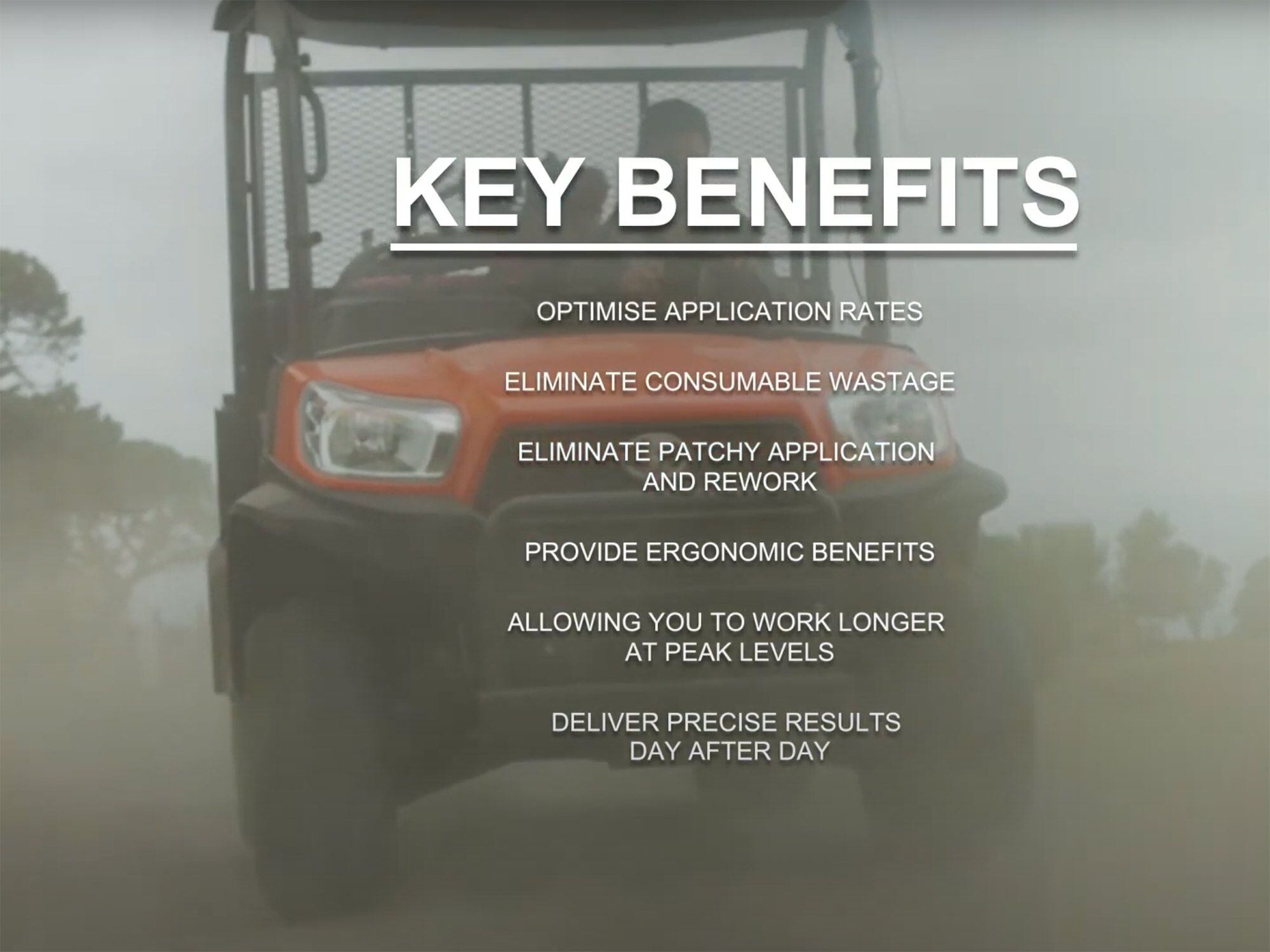 Benefits to running a QuadCruise on your UTV, per the maker.