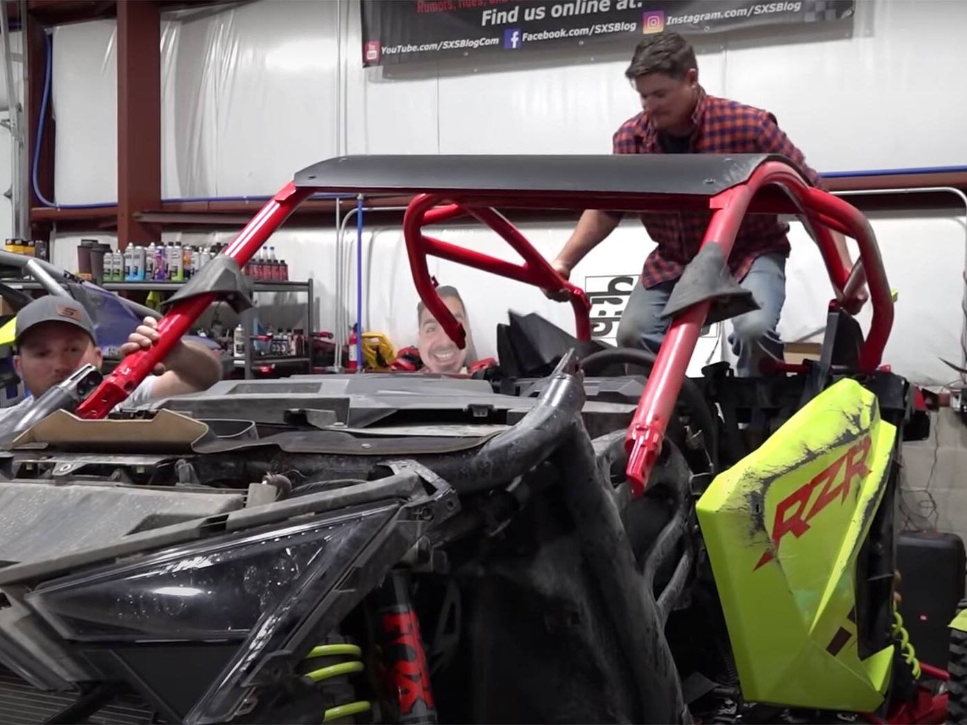 Watch SXSBlog Tear Apart RZR Pro R After Trailer Wreck | UTV Driver