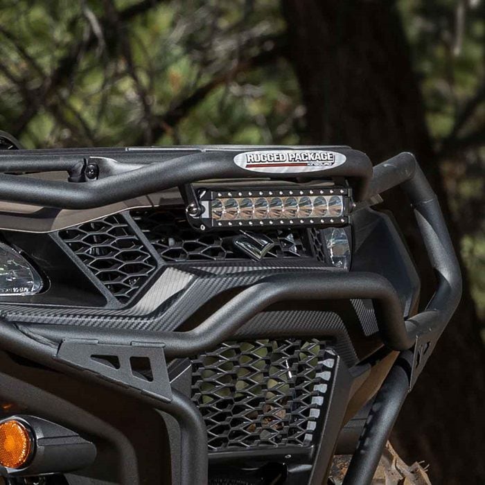Blingstar Iron Cross ATV Quad Front Bumper Grille Plate