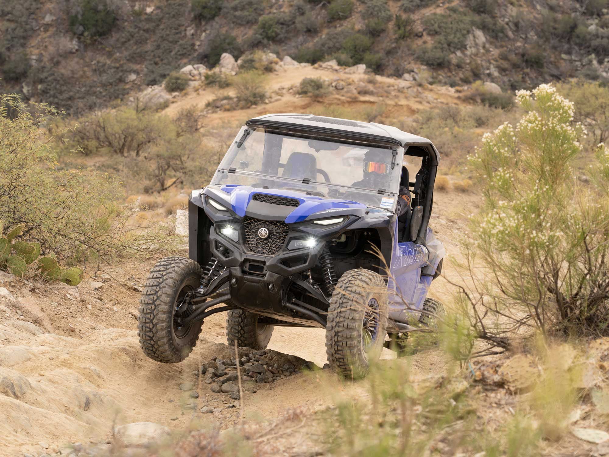 This recreational side-by-side packs pure-sport-level suspension travel.