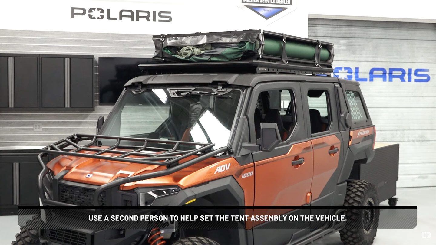 Polaris store discount tent