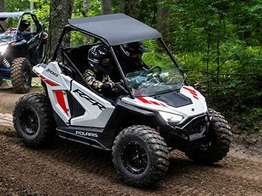 The 2022 Polaris RZR 200 EFI replaces the outgoing RZR 170 EFI, packing updated, grown-up looks and a sophisticated suite of parental controls.