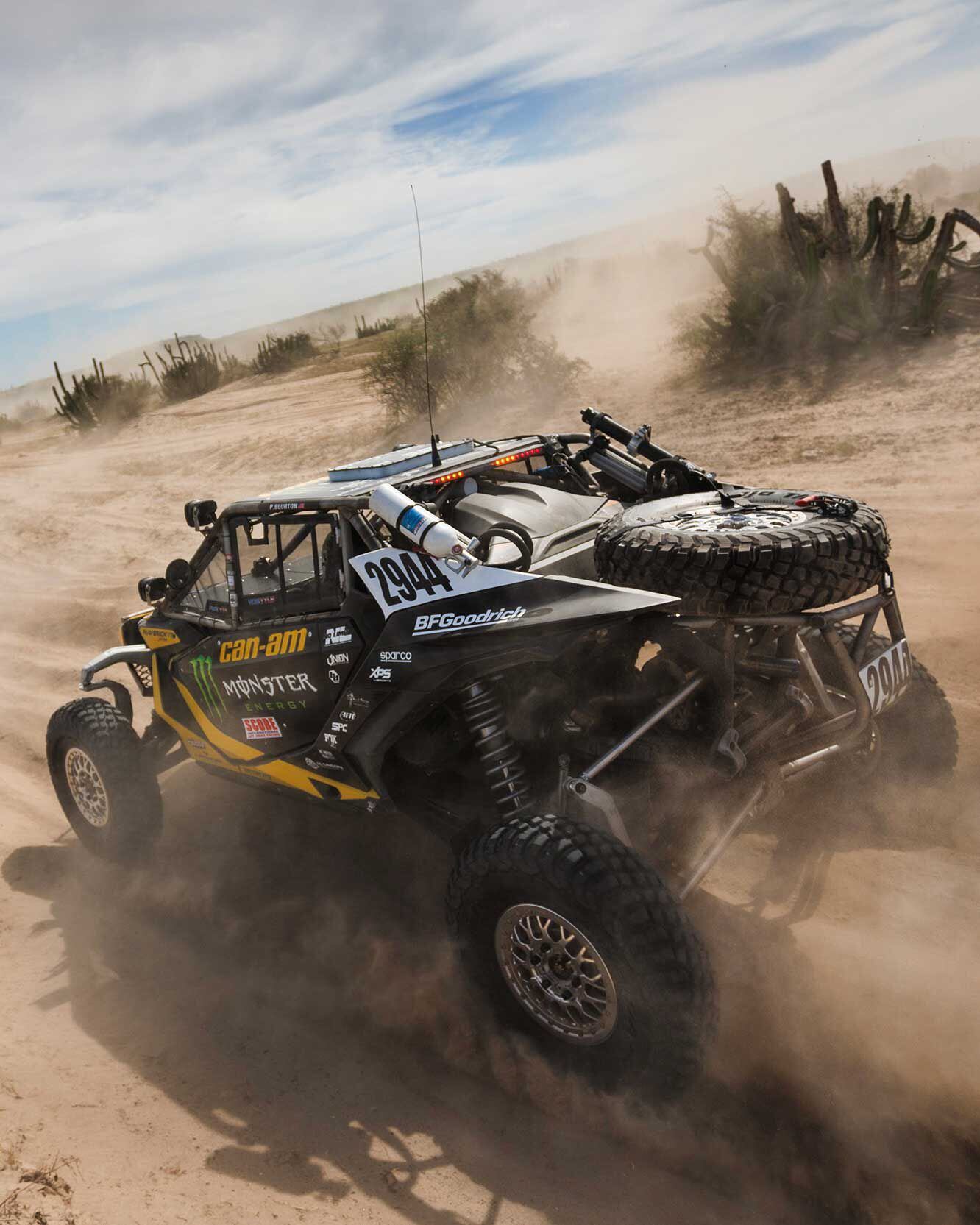 Can-Am driver Phil Blurton took third in the Pro UTV Forced Induction class in the brand-new Can-Am Maverick R.
