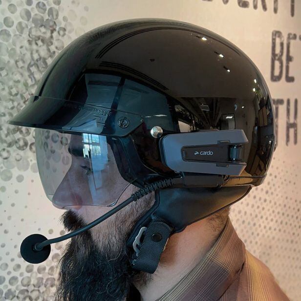 Bluetooth half hot sale helmet kit