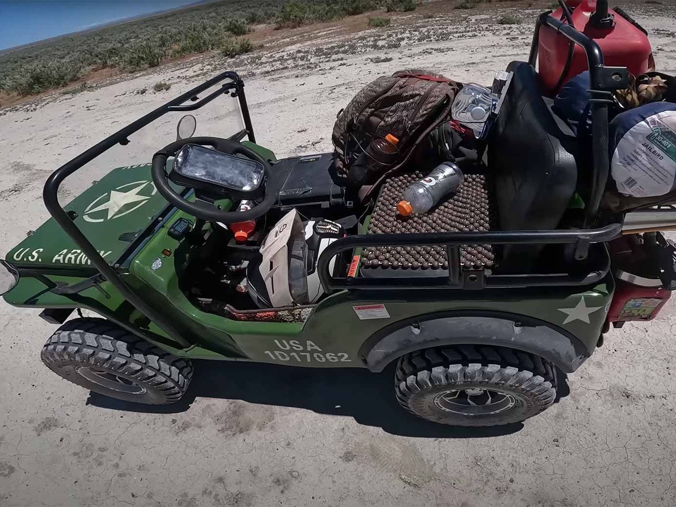 Watch This Madman Drive a Mini Jeep to Moab UTV Driver