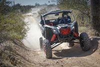 Can-Am Maverick X3 X RS Turbo on the trail with Trail Activ mode