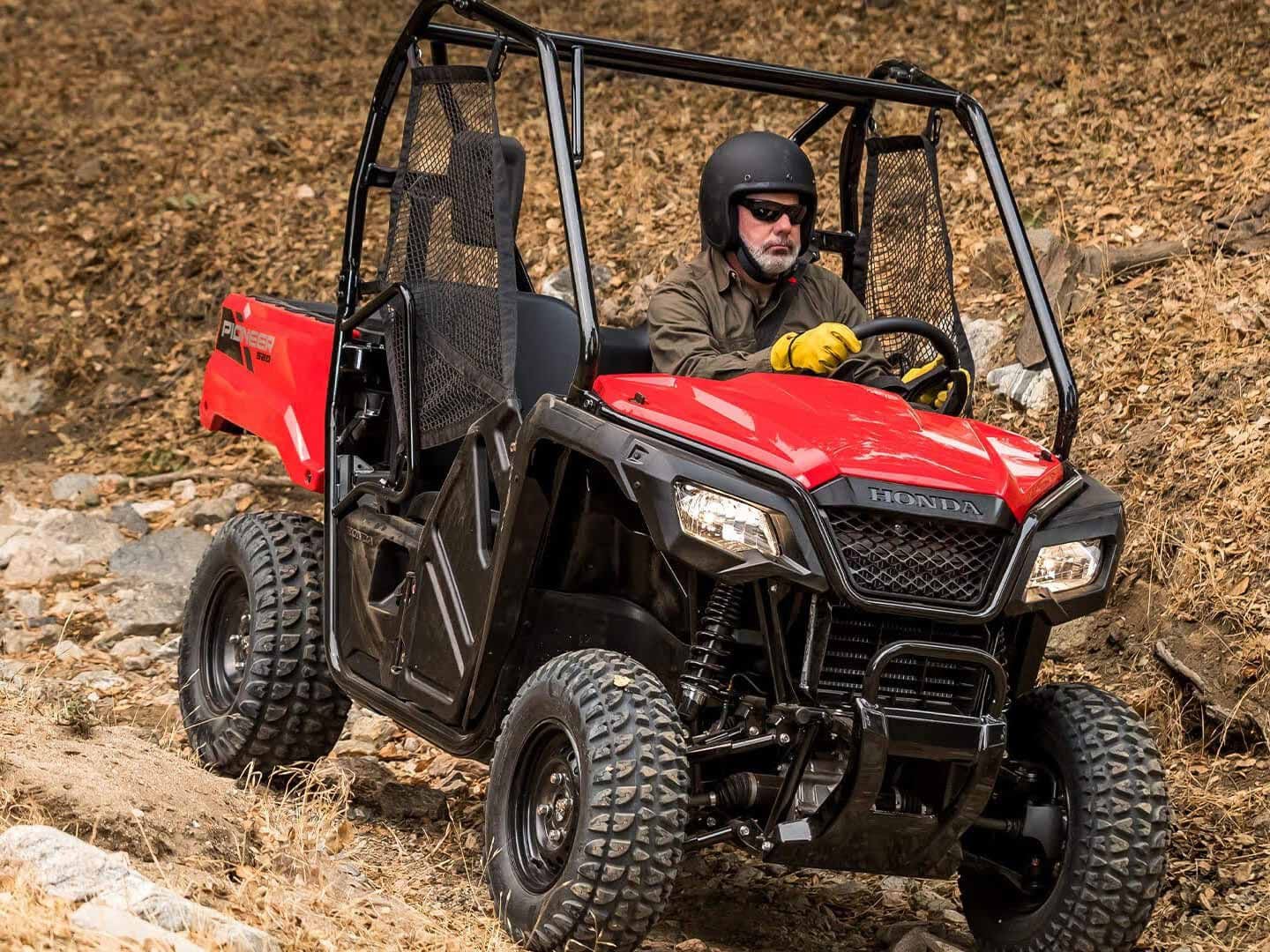 The Honda Pioneer 520 was all-new for 2021, and it makes a great rig if you need one that can safely shuttle young drivers around and then turn around and pull farm duty.