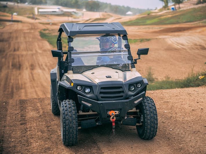 The HiSun Strike 250 is a great option if your budget isn’t Polaris sized, yet you still want a long list of standard features and parental controls.