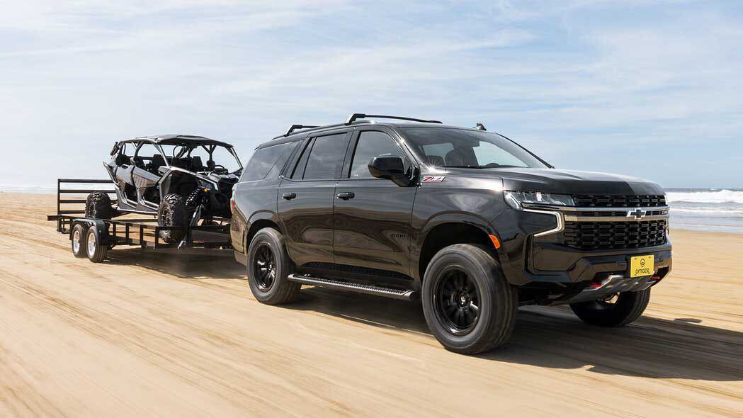Tow your new Maverick X3 with a brand-new Tahoe Z71.