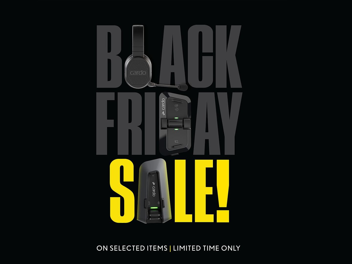 Cardo Systems Black Friday Deals Mean up to 25 Percent Off | UTV