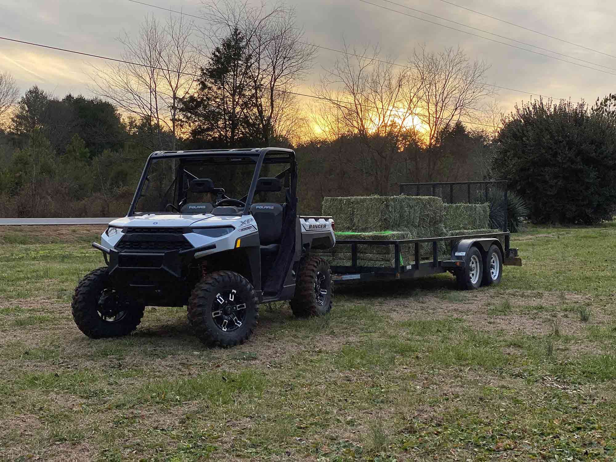 A full 2,480 pounds of our 2,500-pound towing limit.