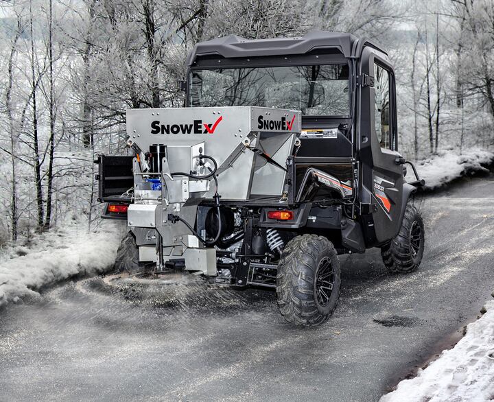 SnowEx Offers a New UTV Salt Spreader UTV Driver