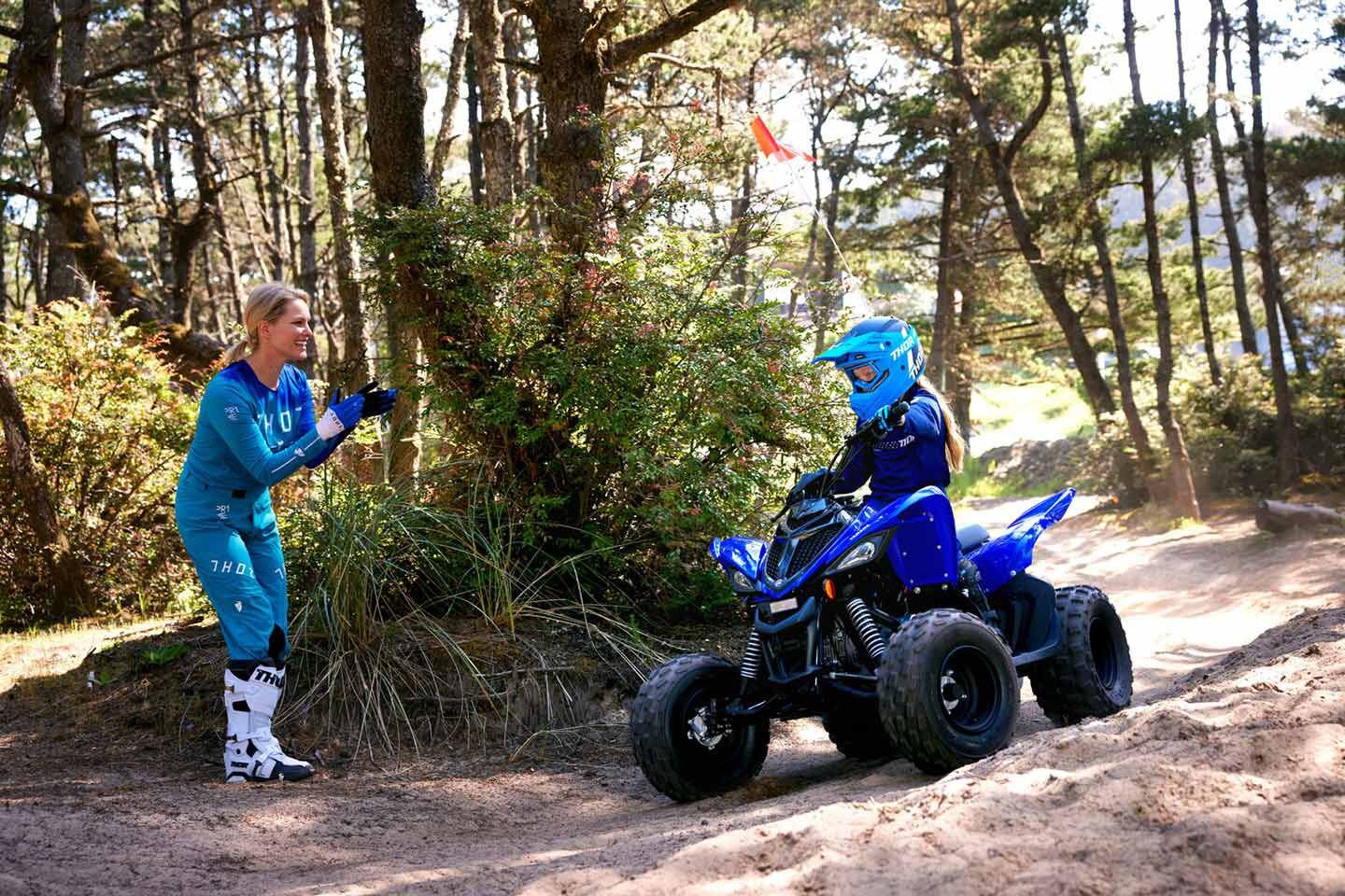Yamaha Unveils All New 2024 Raptor 110 UTV Driver