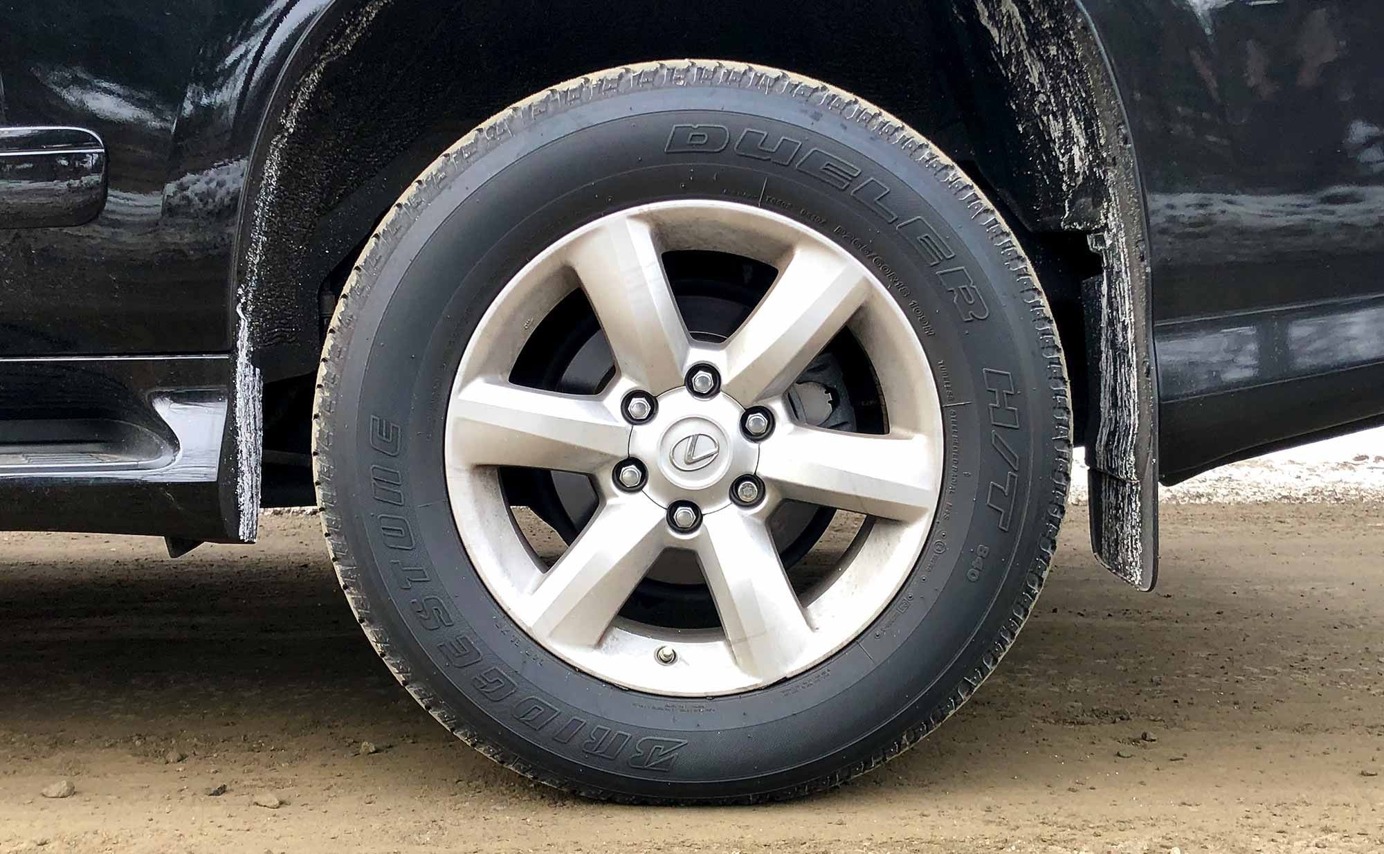 The stock 18-inch wheels are attractive but 17-inch will suit our purposes better, as will a set of all-terrain tires. More on this in the near future.