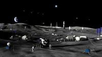 NASA rendering of a future moon base